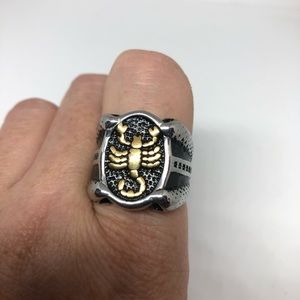 Stainless Steel Scorpion Ring